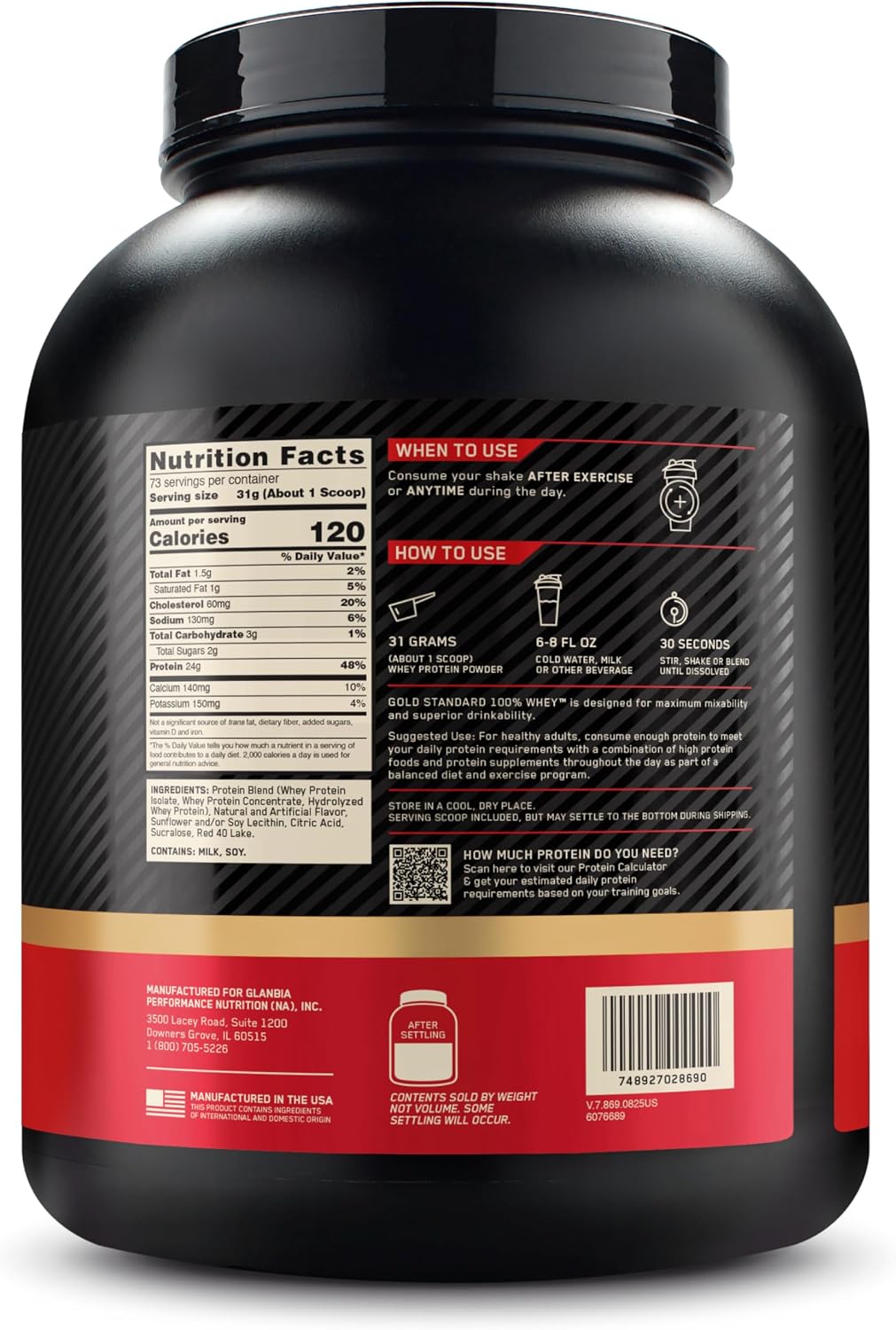 GOLD STANDARD 100% WHEY™ Best Seller New Flavor